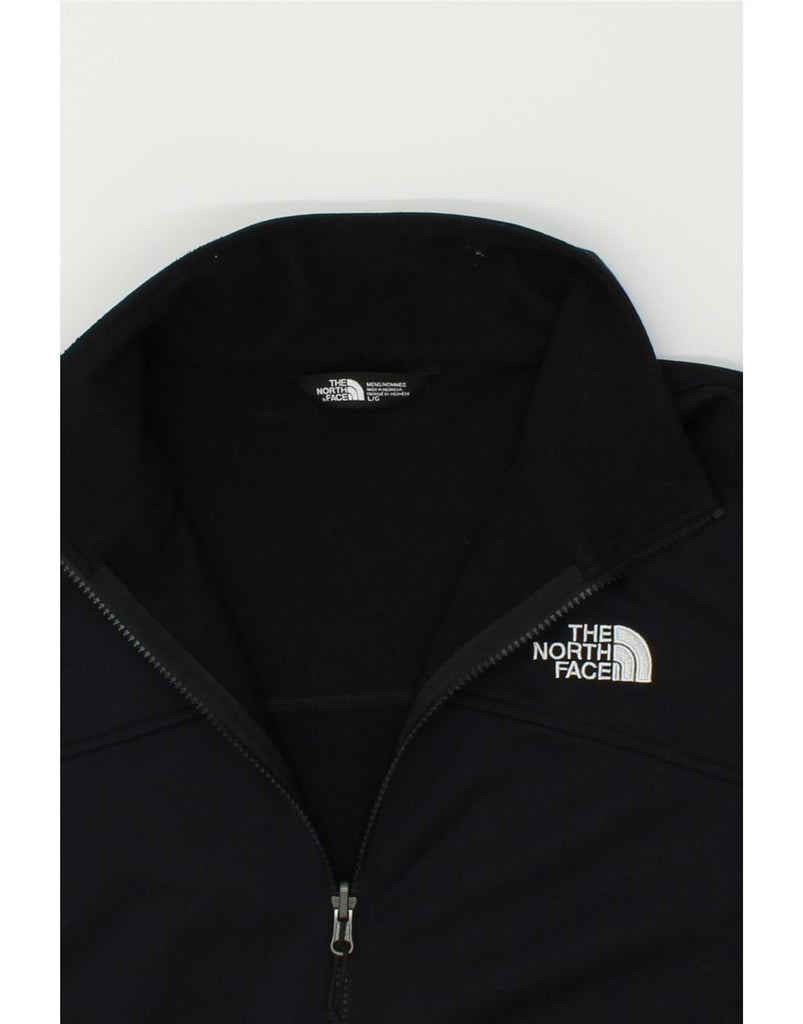 THE NORTH FACE Mens Graphic Tracksuit Top Jacket Large Black Polyester | Vintage The North Face | Thrift | Second-Hand The North Face | Used Clothing | Messina Hembry 