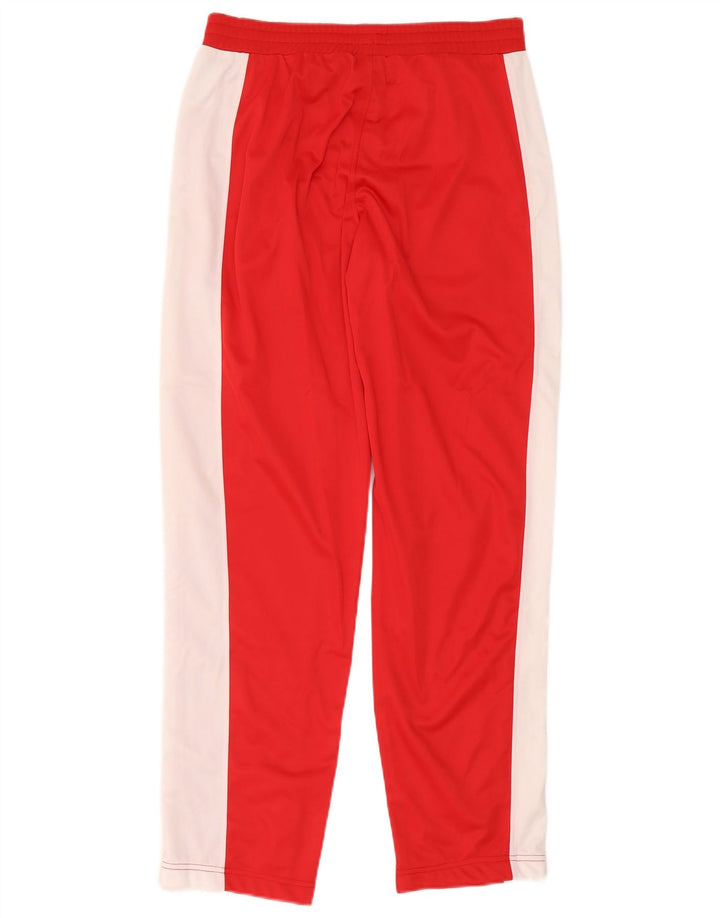 Diadora Mens Tracksuit Trousers Medium Red Colourblock Polyester