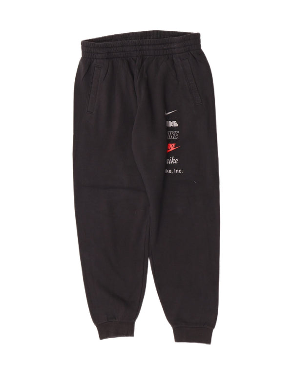Nike Boys Graphic Tracksuit Trousers Joggers 13-14 Years XL Navy Blue