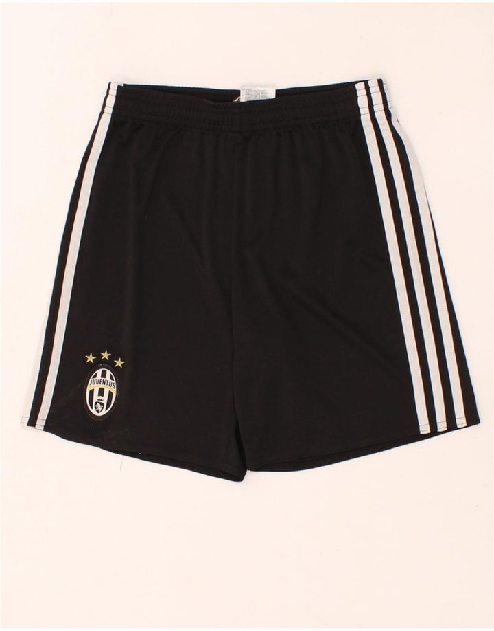 ADIDAS Boys Juventus Sport Shorts 11-12 Years  Black Polyester Vintage Adidas and Second-Hand Adidas from Messina Hembry 