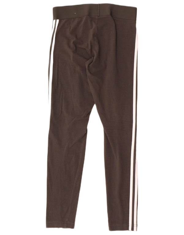 Adidas Womens Leggings UK 8/10 Small  Grey