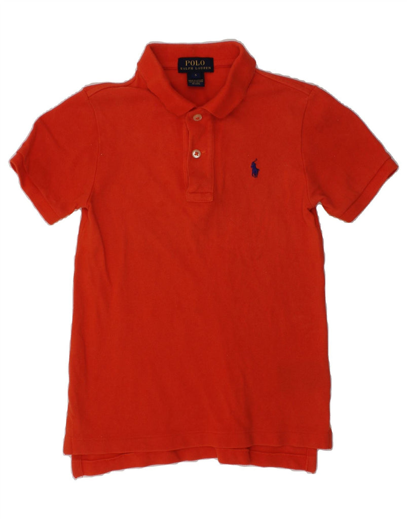 POLO RALPH LAUREN Boys Polo Shirt 4-5 Years Red Cotton | Vintage Polo Ralph Lauren | Thrift | Second-Hand Polo Ralph Lauren | Used Clothing | Messina Hembry 