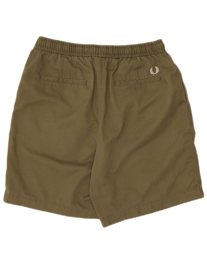 Fred Perry Mens Sport Shorts Large Green Polyester