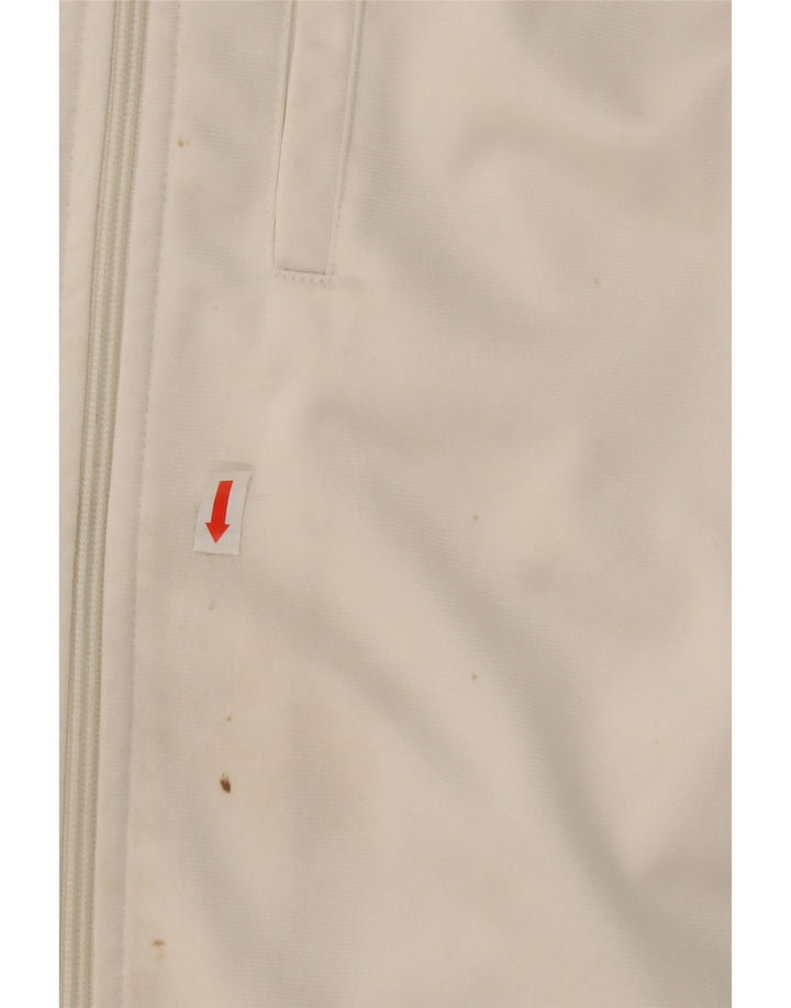 KAPPA Mens Tracksuit Top Jacket Large White Polyester Vintage Kappa and Second-Hand Kappa from Messina Hembry 
