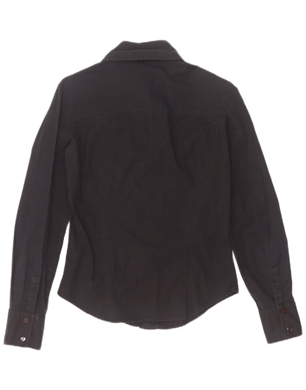 Sportstaff Womens Shirt IT 44 Medium Black Cotton