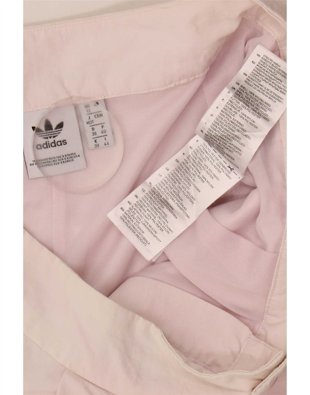Adidas Womens Chino Shorts UK 12 Medium W28  Pink Nylon