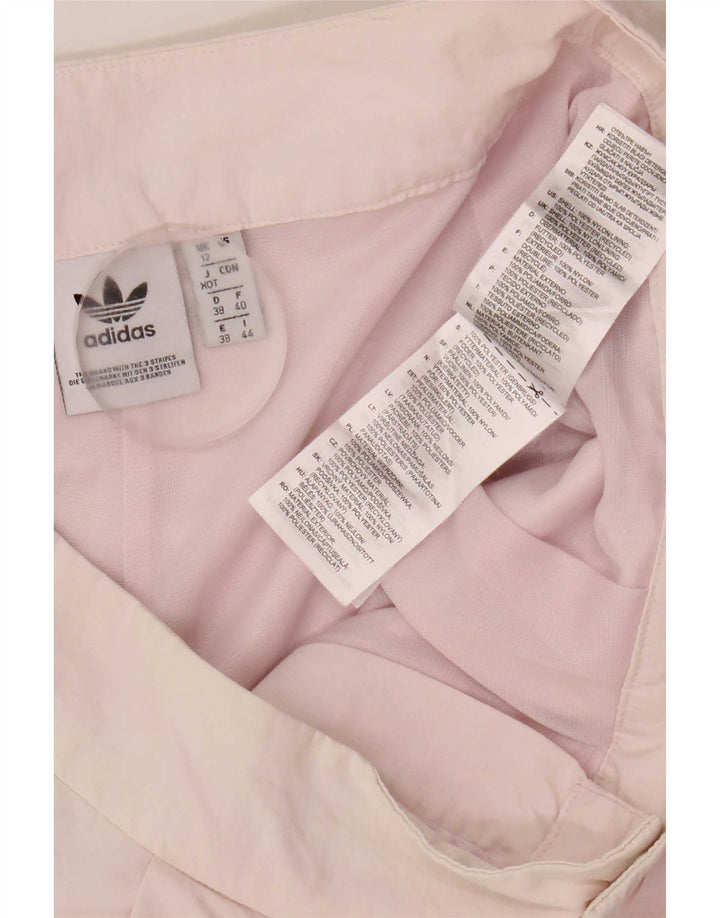 Adidas Womens Chino Shorts UK 12 Medium W28  Pink Nylon