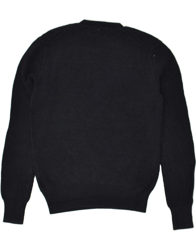 ALL SAINTS Mens Crew Neck Jumper Sweater Medium Black Cotton | Vintage All Saints | Thrift | Second-Hand All Saints | Used Clothing | Messina Hembry 