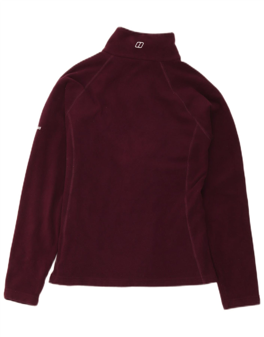 Berghaus Womens Fleece Jacket UK 10 Small Burgundy
