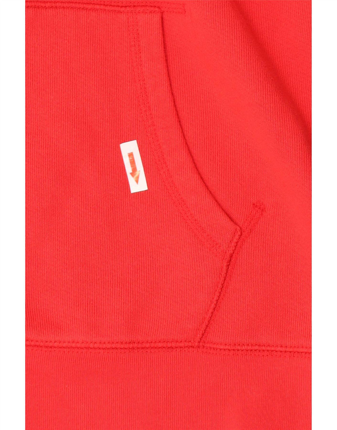 Levi's Mens Zip Hoodie Sweater Large Red Colourblock Cotton