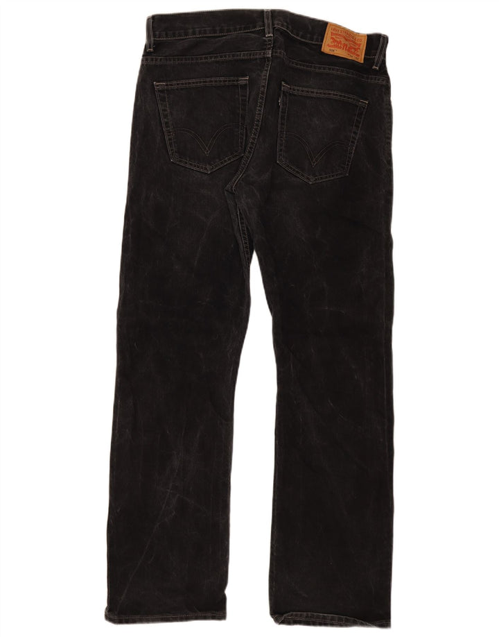 Levi's Mens 506 Straight Jeans W36 L32 Black