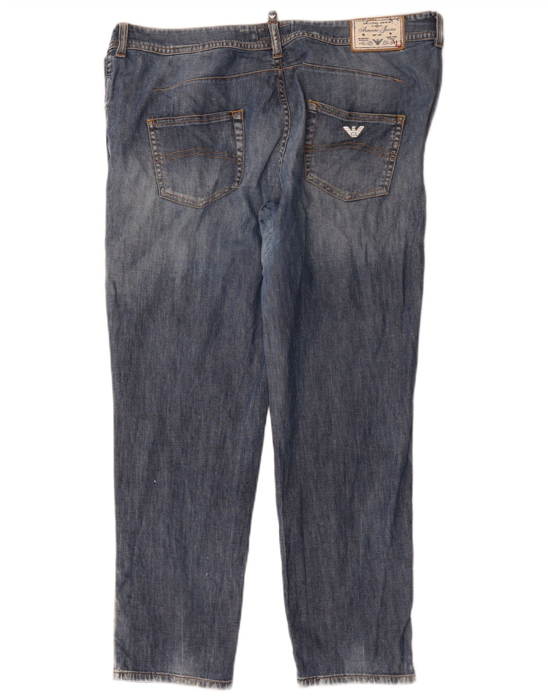 Armani Womens Slim Jeans W32 L27 Blue Cotton