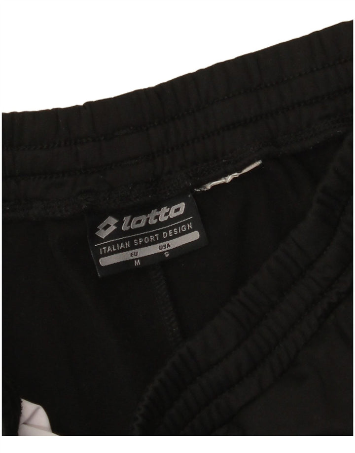 LOTTO Mens Graphic Tracksuit Trousers Small Black