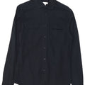 Reiss Mens Shirt Small Navy Blue Cotton