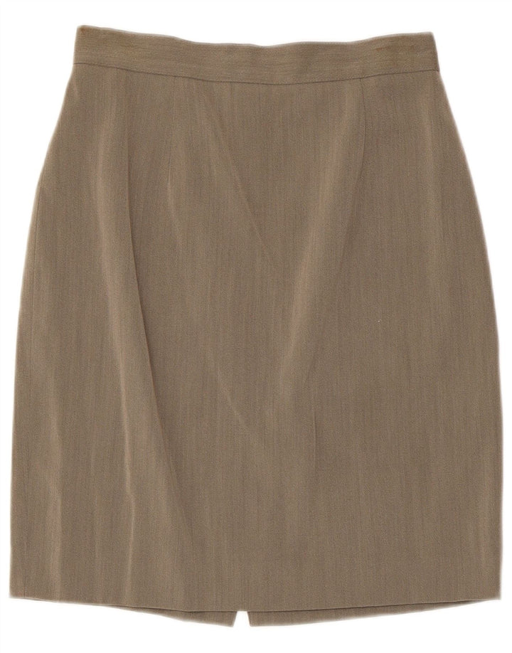 HENRY COTTONS Womens Pencil Skirt IT 44 Medium W28  Grey Wool