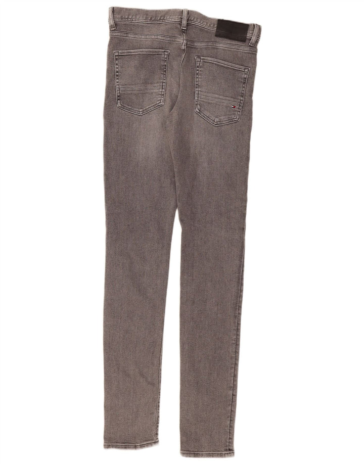 Tommy Hilfiger Mens Layton Extra Slim Jeans W32 L34 Grey Cotton