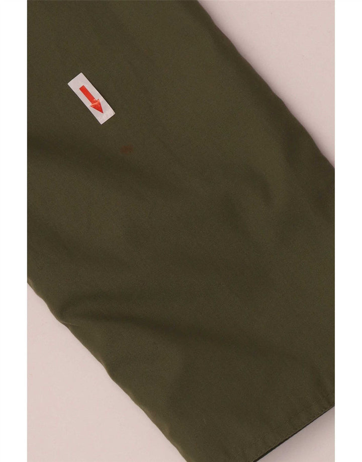 Incom Womens Trench Coat IT 43 Medium Green