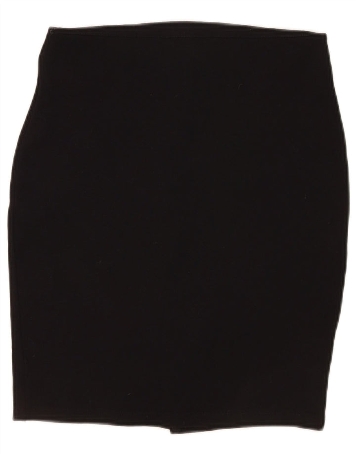 Zara Womens Pencil Skirt Medium W28 Black Viscose