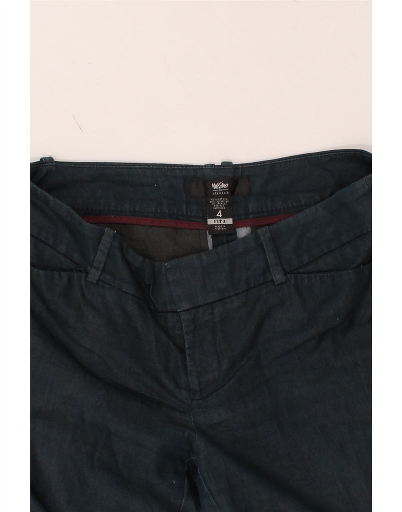 MOSSIMO Womens Bootcut Casual Trousers US 4 Small W30 L31 Navy Blue Cotton Vintage Mossimo and Second-Hand Mossimo from Messina Hembry 
