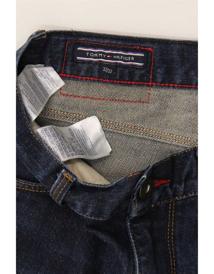 Tommy Hilfiger Mens Slim Jeans W32 L32 Navy Blue Cotton