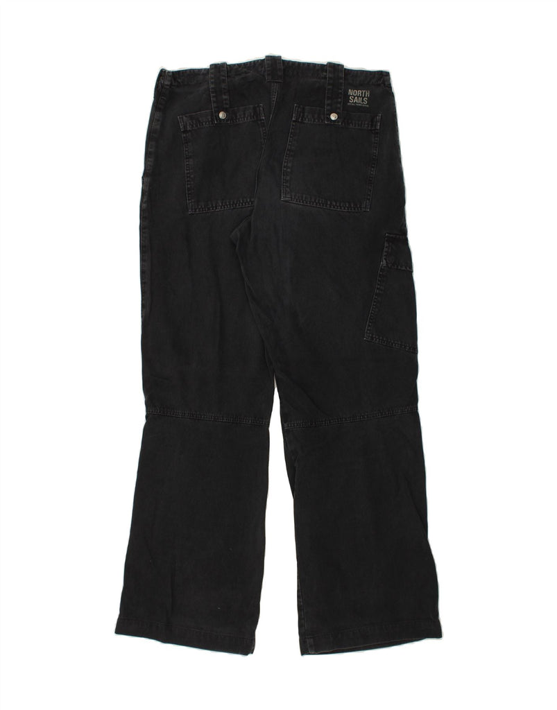 NORTH SAILS Mens Cargo Straight Jeans W34 L33 Black Cotton | Vintage North Sails | Thrift | Second-Hand North Sails | Used Clothing | Messina Hembry 