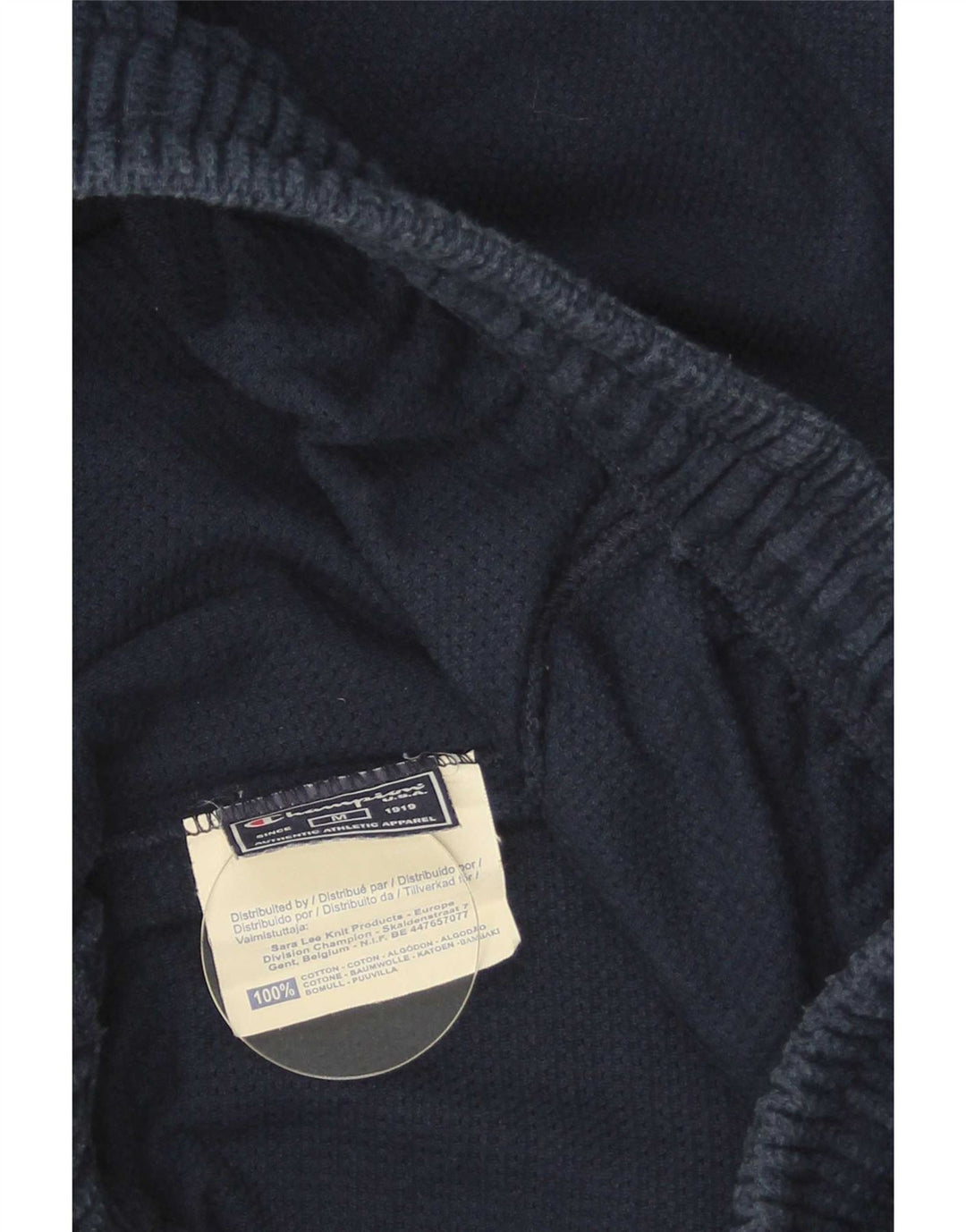 Champion Mens Graphic Sport Shorts Medium Navy Blue Cotton