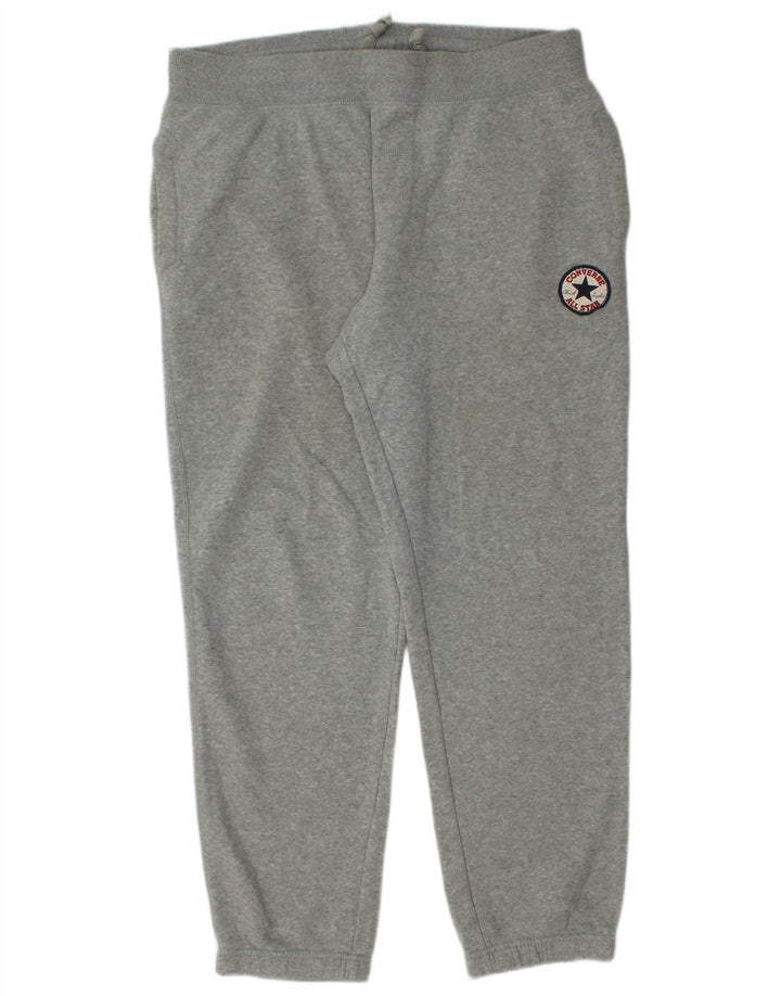 Converse Mens Tracksuit Trousers Joggers XL  Grey Cotton