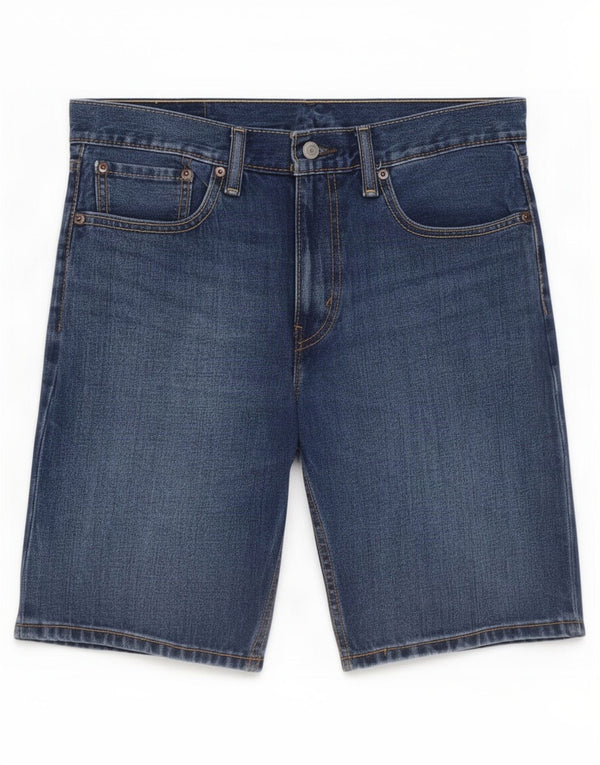 Levi's Mens 502 Denim Shorts W32 Medium Blue Cotton