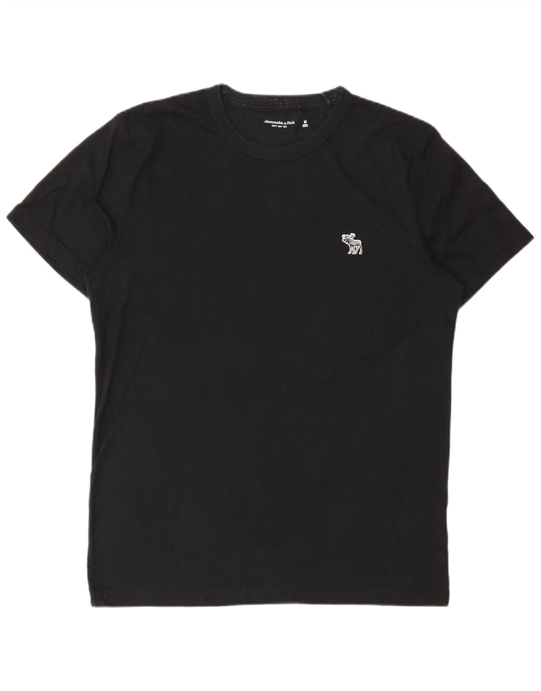 Abercrombie & Fitch Mens T-Shirt Top Medium Black Cotton