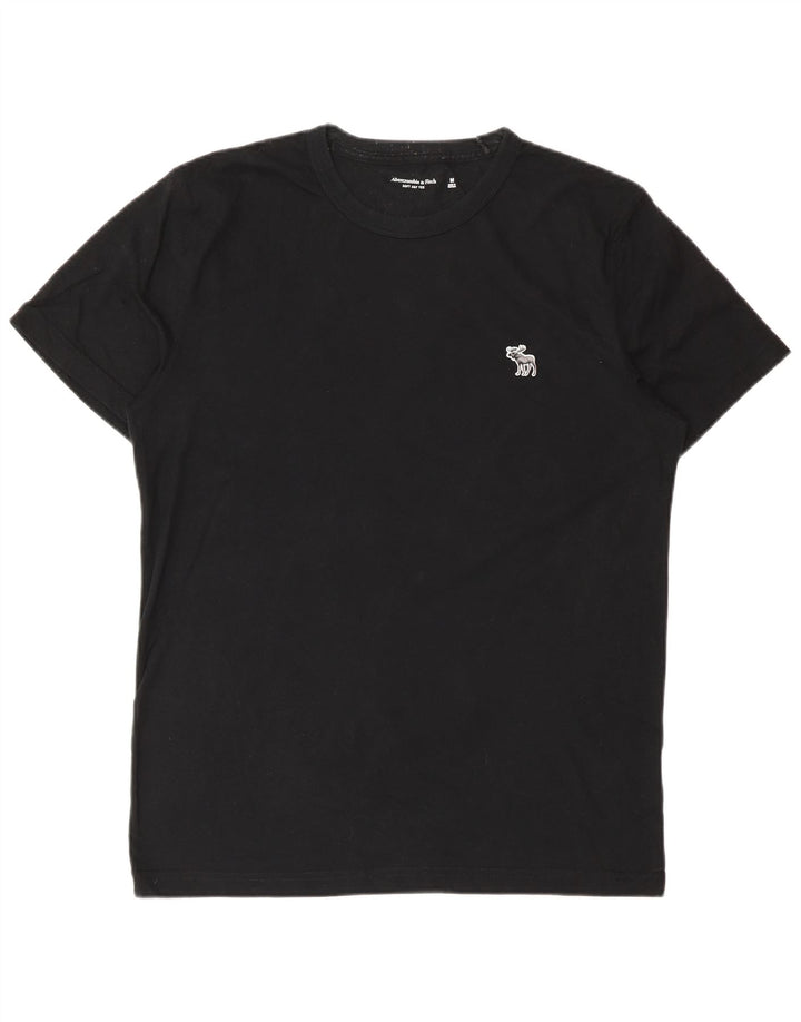 Abercrombie & Fitch Mens T-Shirt Top Medium Black Cotton
