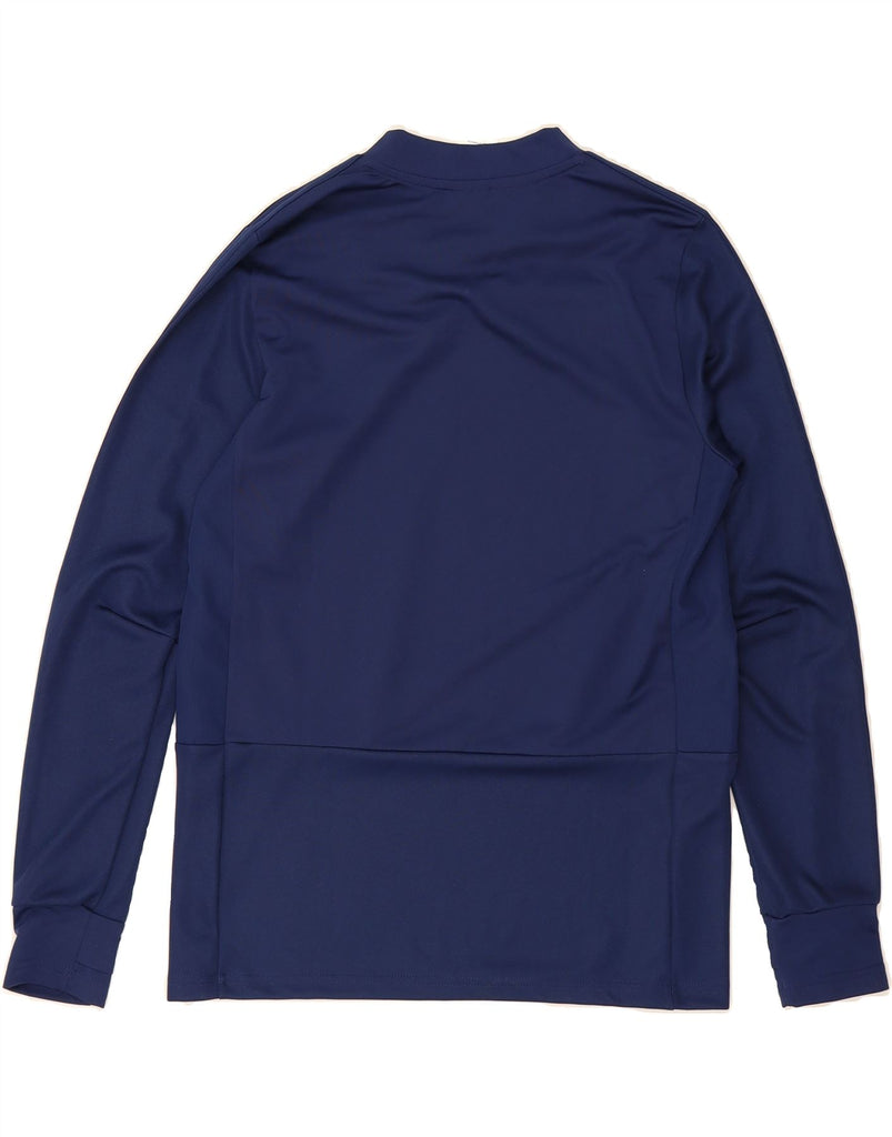 ADIDAS Boys Irish Football Top Long Sleeve 13-14 Years Navy Blue Polyester Vintage Adidas and Second-Hand Adidas from Messina Hembry 