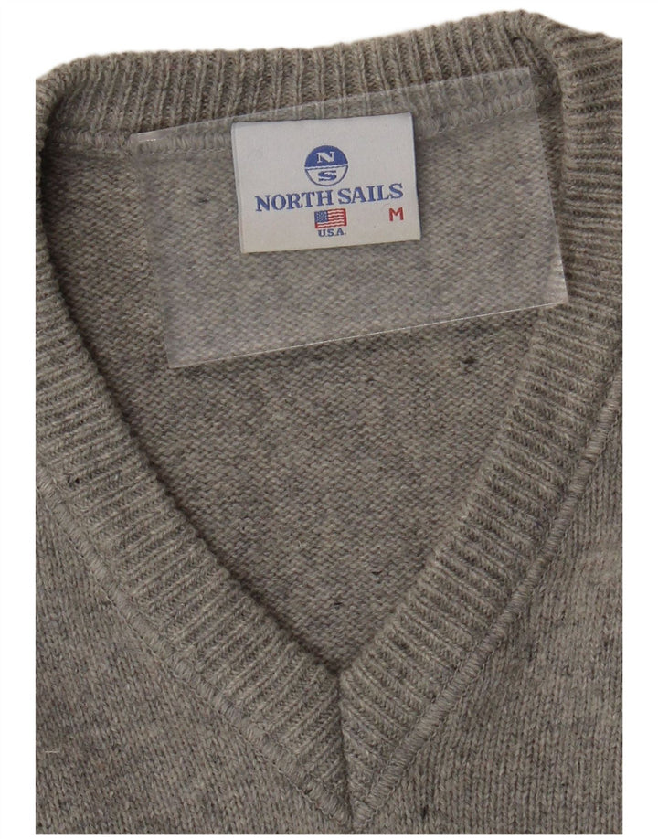 North Sails Mens Vest Tank Top Medium Grey