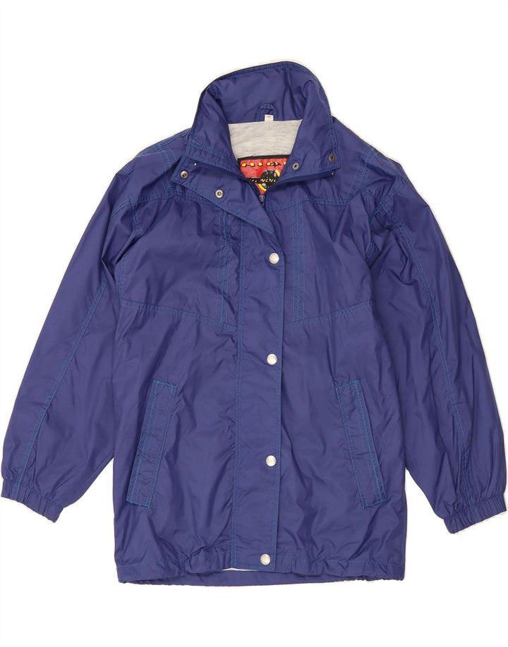 ASTROLABIO Womens Hooded Rain Jacket IT 42 Medium Blue Vintage Astrolabio and Second-Hand Astrolabio from Messina Hembry 