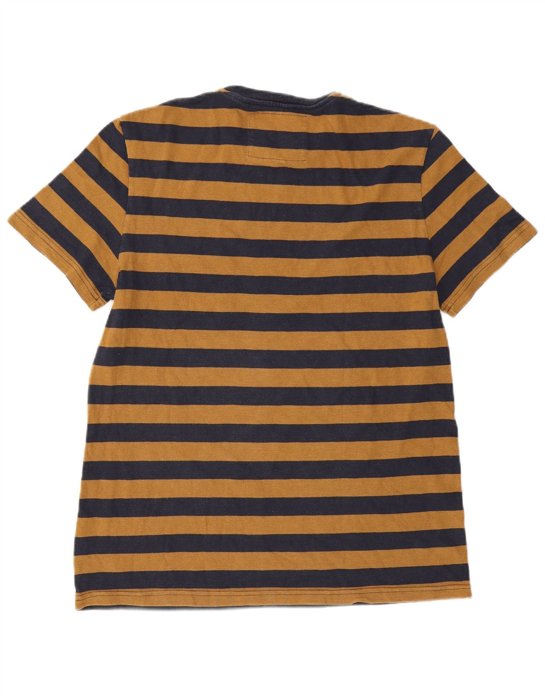 JACK WILLS Mens T-Shirt Top Medium Navy Blue Striped