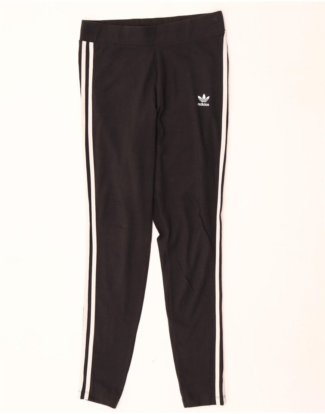 Adidas Womens Leggings UK 14 Large Black Cotton