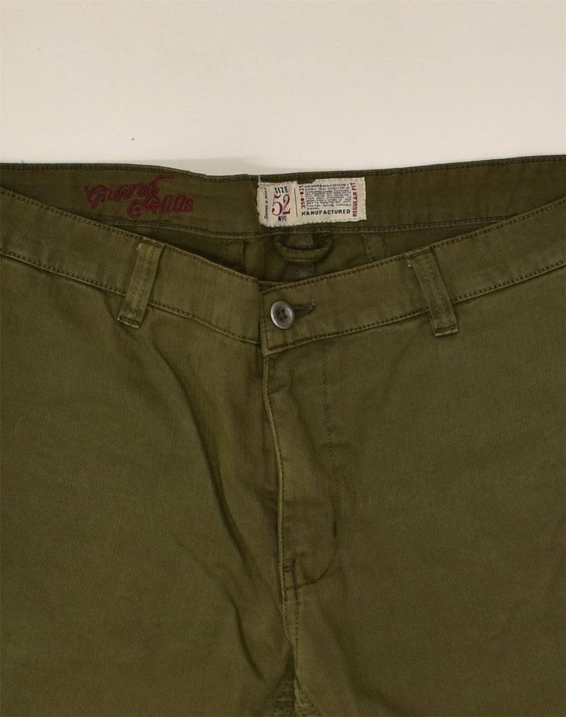 VINTAGE Mens Straight Regular Fit Cargo Trousers IT 52 XL W38 L30  Khaki | Vintage Vintage | Thrift | Second-Hand Vintage | Used Clothing | Messina Hembry 