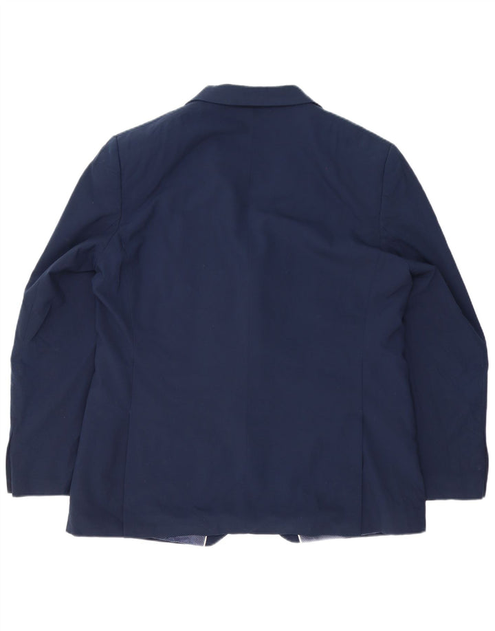 MARKS & SPENCER Mens 2 Button Regular Fit Blazer Jacket UK 44 XL Navy Blue