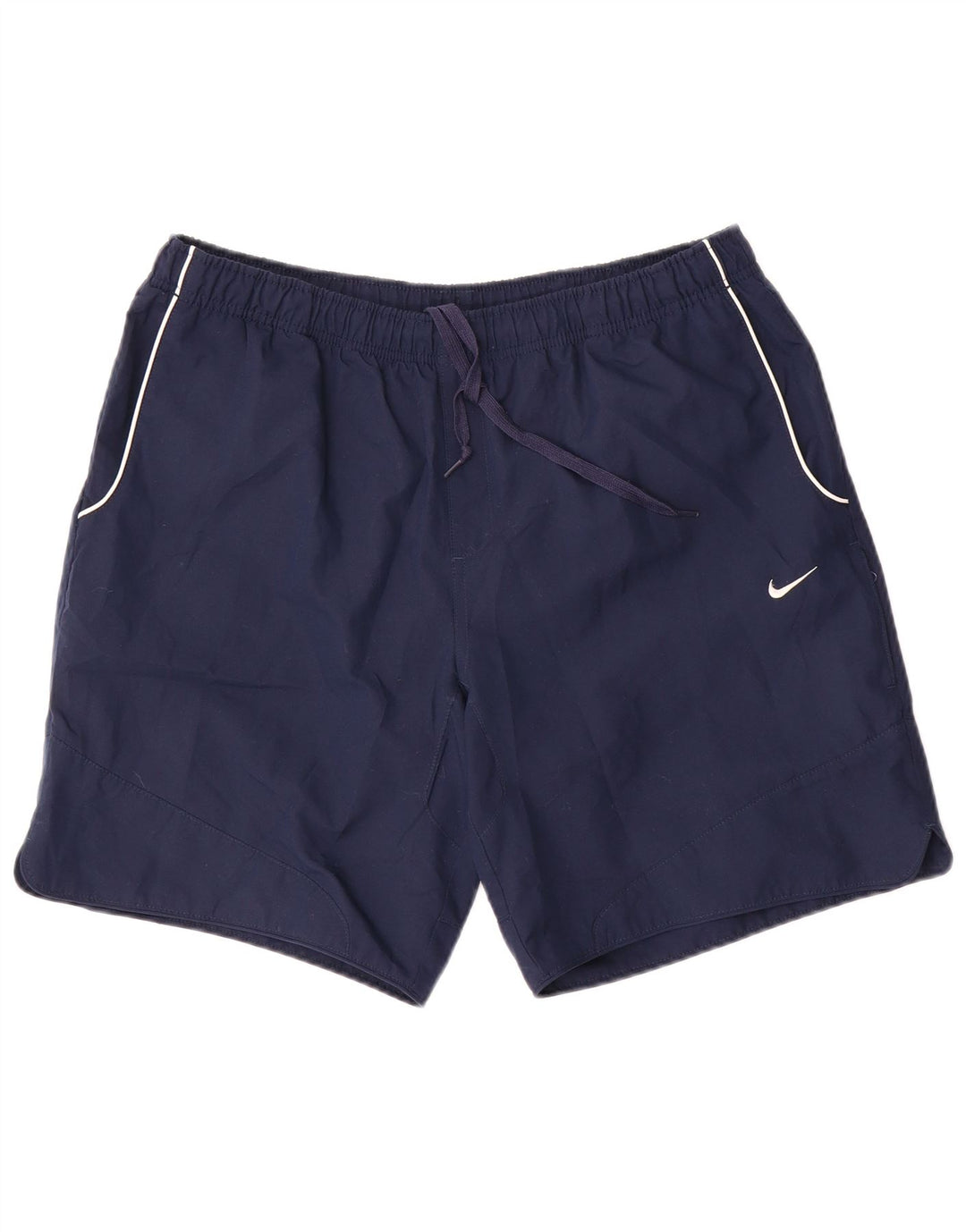 Nike Mens Sport Shorts Large Navy Blue Polyester