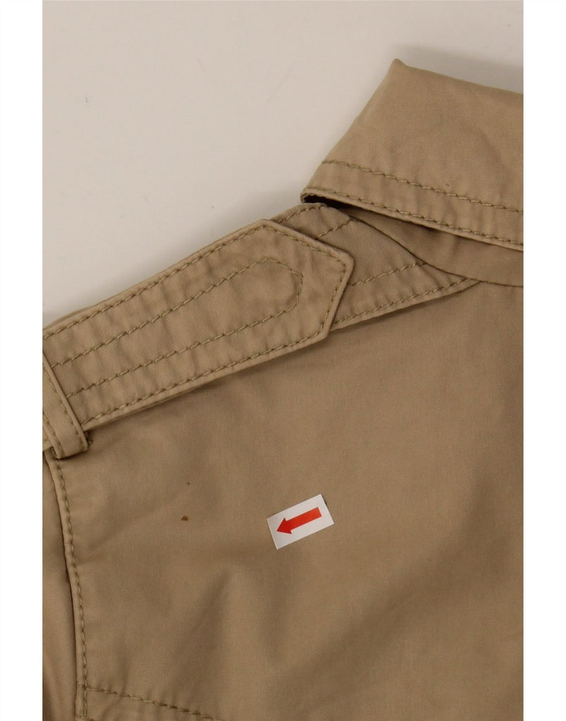MASSIMO DUTTI Womens Trench Coat UK 14  Medium Beige Cotton Vintage Massimo Dutti and Second-Hand Massimo Dutti from Messina Hembry 