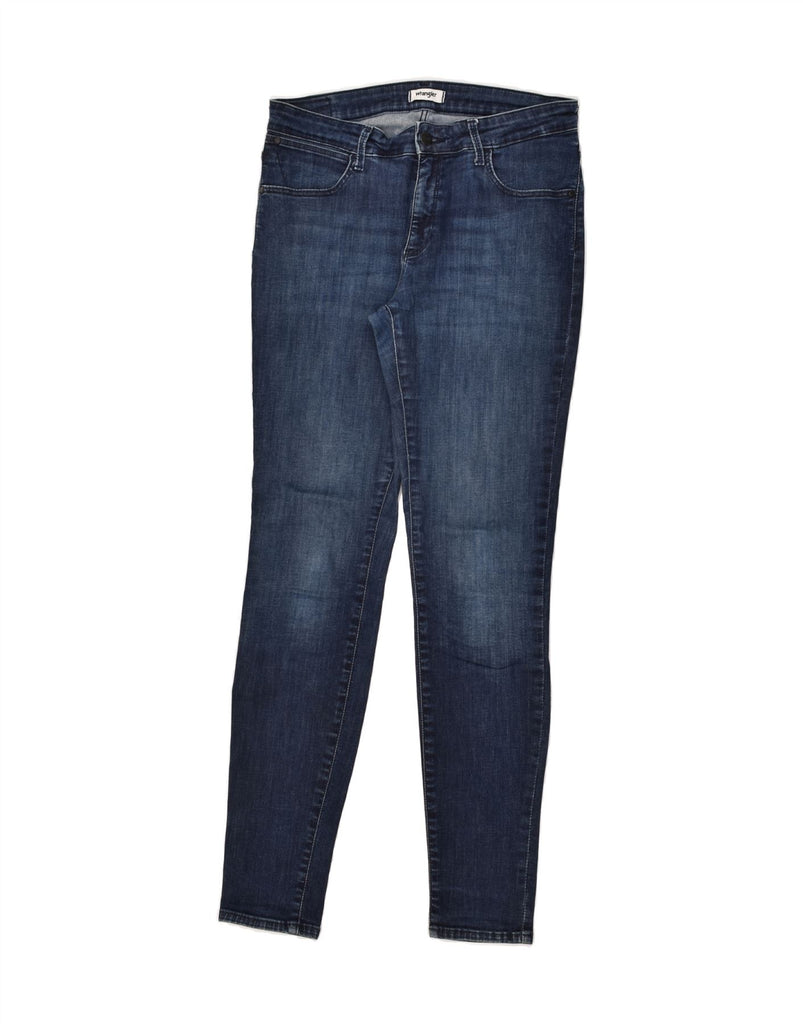 WRANGLER Womens Skinny Jeans W31 L31 Navy Blue Cotton Vintage Wrangler and Second-Hand Wrangler from Messina Hembry 