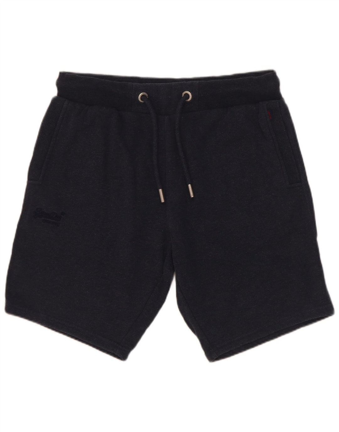 Superdry Mens Sport Shorts Large Navy Blue Cotton