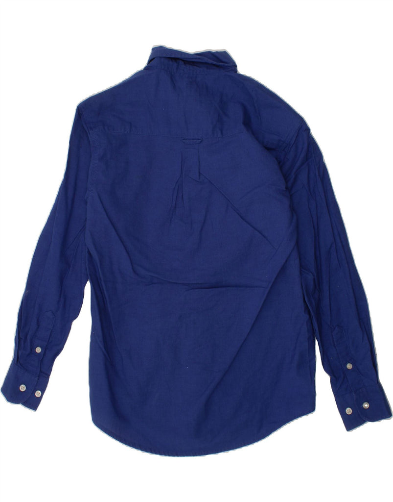 CHAPS Boys Shirt 9-10 Years Blue Cotton Vintage Chaps and Second-Hand Chaps from Messina Hembry 