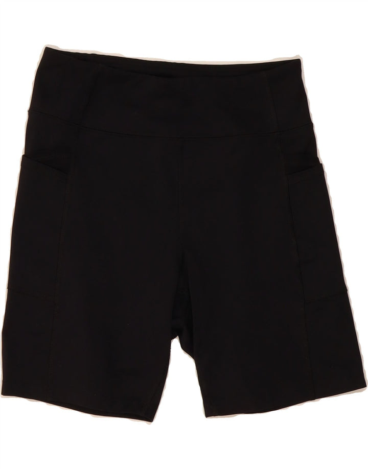 FILA Womens Sport Shorts UK 12 Medium  Black Polyester Vintage Fila and Second-Hand Fila from Messina Hembry 