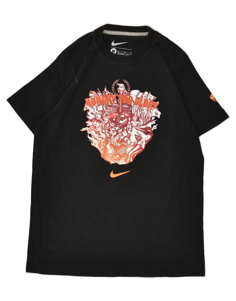 NIKE Boys Graphic T-Shirt Top 10-11 Years Medium  Black | Vintage Nike | Thrift | Second-Hand Nike | Used Clothing | Messina Hembry 