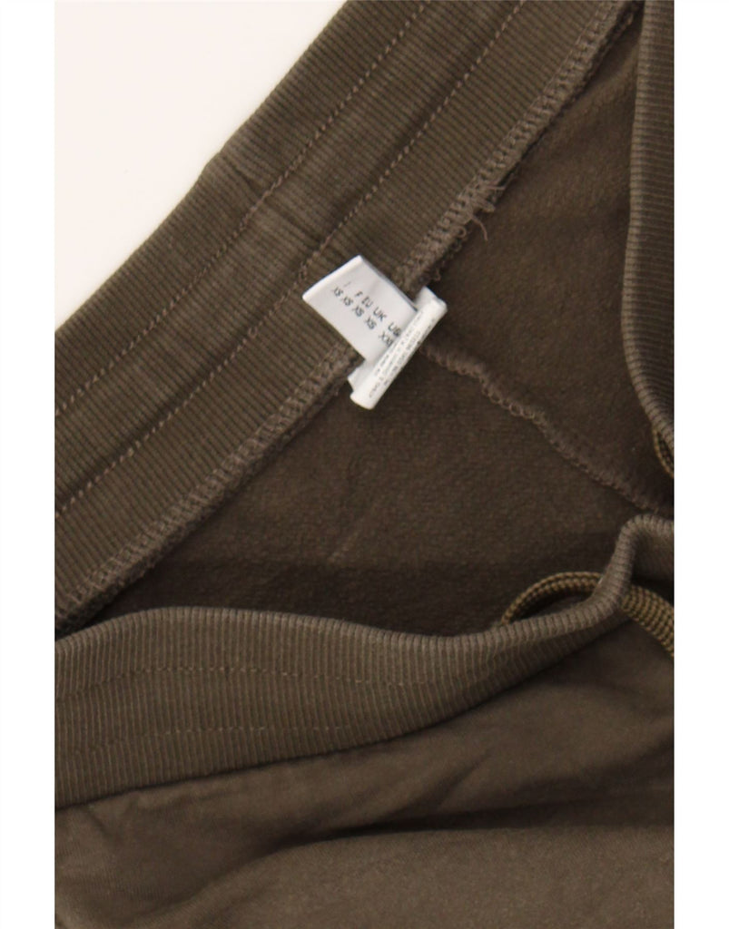 MOSCHINO Womens Graphic Tracksuit Trousers Joggers UK 6 XS  Brown Cotton Vintage Moschino and Second-Hand Moschino from Messina Hembry 