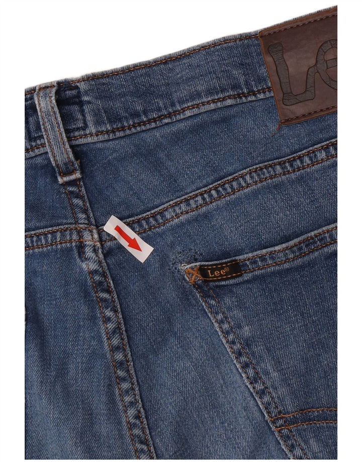 Lee Mens Luke Slim Jeans W32 L34 Blue Cotton