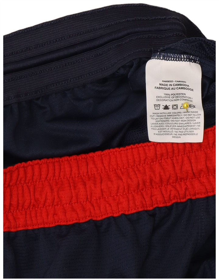 Nike Mens Dri Fit Sport Shorts Small Navy Blue Colourblock Polyester