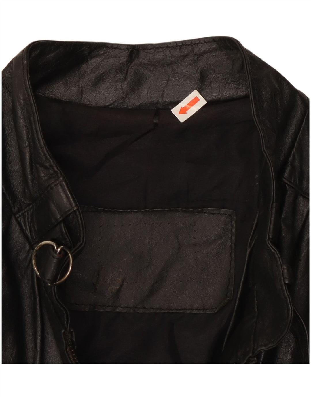 Vintage Mens Leather Jacket UK 38 Medium Black