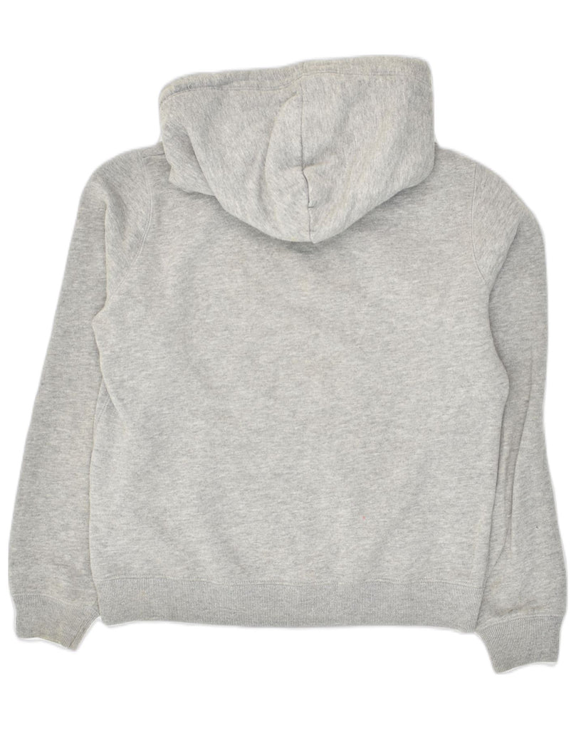 JACK WILLS Womens Graphic Hoodie Jumper UK 12 Medium  Grey Cotton | Vintage Jack Wills | Thrift | Second-Hand Jack Wills | Used Clothing | Messina Hembry 