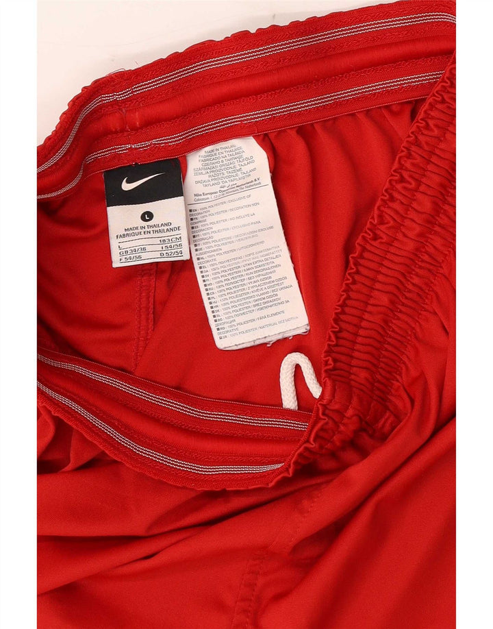 Nike Mens Graphic Sport Shorts Large  Red Polyester